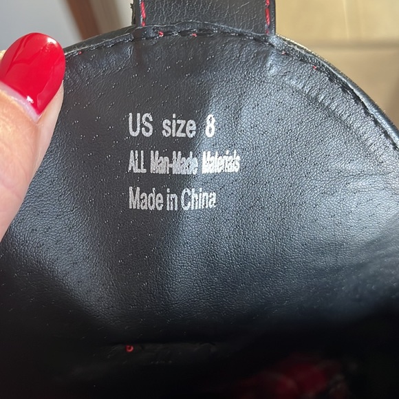 Very Volatile Rio Grande Cowgirl Boots Black/Red - Picture 2 of 7